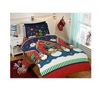 Rapport Home Santa's Grotto Single Duvet Cover and Pillowcase Set
