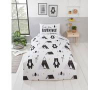 Rapport Home Scandi Bears Polycotton Duvet Set With Pillowcase