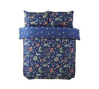 Rapport home Single Christmas Duvet Cover Set - Autumn Forest Microfibre Bedding with 1 Pillowcase, Multicolor Festive Design
