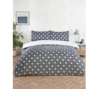 Rapport Home Single Northern Stars Complete Duvet Set With Pillowcase And Fitted Sheet - Grey