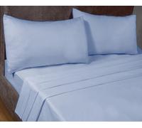 Rapport Home Sleepnd Percale Polycotton Plain Fitted Sheet (16" Box)