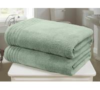 Rapport Home So Soft 2-Piece Towel Bale, 100% Cotton-Sea Green, Combed, 140 x 90 x 1 cm
