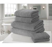 Rapport Home So Soft 6 Piece Bale Set Pure Cotton Charcoal