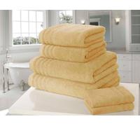 Rapport Home So Soft Woven Cotton Super Soft & Absorbant Towel in Yellow Rapport Home Yellow