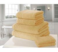 Rapport Home So Soft Woven Cotton Super Soft & Absorbant Towel in Yellow Rapport Home Yellow