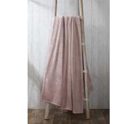 Rapport Home Super Soft Coral Fleece Blush 150 x 200 cm Blanket Throwover Sofa Accessory
