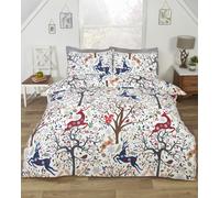 Tatton Woodland Multi Double Duvet Cover And Pillowcase Set