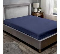 Rapport Home Teddy Fleece Fitted Sheet King Navy