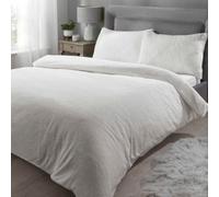 Rapport Home Single Teddy Duvet Set - Cream, Cream