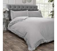 Rapport Home Tia Trelis Duvet Set (Double, Silver)