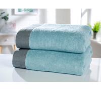 Rapport Home Tidal 2 Piece Bale Set Pure Cotton Duck Egg