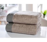 Rapport Home Tidal 2 Piece Bale Set Pure Cotton Natural