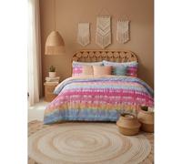 Rapport Home Tie-Dye Duvet Cover Set Single - Vibrant Rainbow Multicolour Bedding for Kids & Teens - Soft Polycotton with 1 Pillowcase (135x200cm)