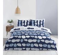 Rapport Home Truro Microfibre Duvet Set King Blue, Blue
