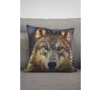 Rapport Home Twilight Wolf Cushion Cover (43x43) | Size: 43 cm x 43 cm Rapport Home Multicolor 43 cm x 43 cm