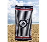 Rapport Home Nautical Beach Towel - Size: 85 x 160cm - Multi - Wilko