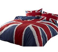 Union Jack Single Duvet Cover And Pillowcase Set