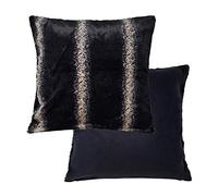 Rapport Home Vancouver Black Faux Fur Cushion Cover