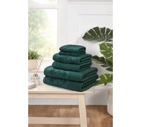 Rapport Home Versailles Jacquard 6 Piece Cotton Towels Bale Set Soft & Absorbent in Green Rapport Home Green