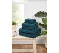 Rapport Home Versailles Jacquard 6-Piece Towel Bale | Luxurious 100% Cotton 500GSM Bathroom Set for Soft Absorbent Comfort and Elegant Style | Bale Lagoon