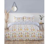Rapport home Victorian Bloom Floral Microfibre Reversible Single Bedding Set Multi