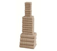 Rapport Home W500 Luxurious 500 GSM Face Towel in Light Brown Rapport Home Light Brown