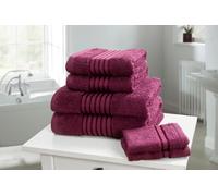 Rapport Home Windsor 500 gsm Cotton Super Soft & Absorbant Towel in Plum Rapport Home Plum