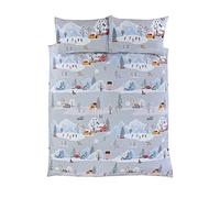 Winter Town Christmas Single Duvet Cover Set