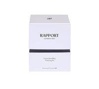 Rapport Jewellery Cleaner Cloth - Reusable Dirt Remove Jewellery Kit, Polishing Set for Gold & Silver, Jeweller Includes Gentle Cleaning Spray, Brush, Polish Cloths, Gift for Jeweller Lovers