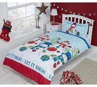 Rapport Let It Snow Snowman Duvet Set, Multi-Colour, Double