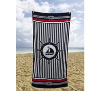 Rapport Home Ultra Absorbent Nautical Adult Beach Towel