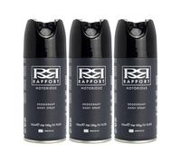 Rapport Notorious Deodorant Body Spray, Citrus and Pepper Every-Day Fragrance for Him, Multi-Pack, 3 x 150ml
