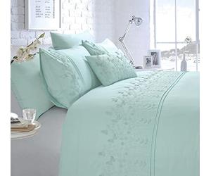Rapport Papillion King Duvet Set Duck Egg,Blue