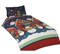 Rapport Santa's Grotto Kids X-Mas Duvet Set, Multi-Colour, Toddler