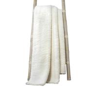 Rapport Snuggle Super Soft Teddy Fleece Throw, 100% Polyester, Natural, 150 x 200cm
