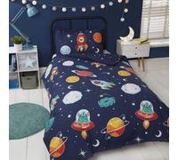 Rapport Space And Aliens Glow In The Dark Duvet Cover Set
