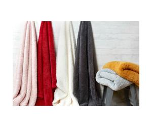 Rapport Teddy Throw - Pink - 130 x 180cm