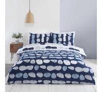 Rapport Home Truro Mircrofibre Kingsize Reversible Duvet Cover Set Blue