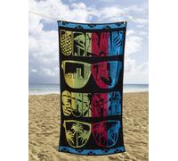 Rapport Urban Surfer Sunglasses Beach Towel Multi 85 X 160Cm