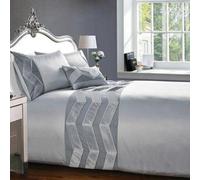 Rapport Home Valencia Cushion in Silver | Size: 30 cm x 50 cm Rapport Home Silver 30 cm x 50 cm