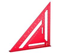 Rapporteur Et Équerre Double Angle 90°/45° De Haute Précision, Avec Règle Métrique Menuiserie | Outil Universel Pour Mesure, Traçage Projet De Bricolage