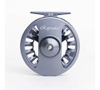 Raprance Fly Fishing Reel 7/8wt - CNC Aluminum Alloy, Ultra-Light, Instant Spool Change Side Button, for Freshwater/Saltwater (Matte Gunmetal Gray)