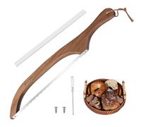 RAPSAKEMOH Bread Knife for Homemade Bread sourdough,Bread slicer for Homemade Bread, Sourdough bread knife, Baguettes and More Cuts Thin,Bow Design Easy to Cutting Even Slices