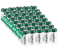Rapthor 40-Pack CR123A 3V Lithium Batteries 1650mAh | Non-rechargeable batteries with PTC protection for cameras, torches, alarms and sensors; not for Arlo