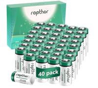 Rapthor CR123A 3V Lithium Battery, 40 PCS 123 Batteries 1650mAH Replace CR123 CR123A CR17345 for Sensors, Keyless Locks, Photo Flash and Flashlights,Certified by CE, UL, ROHS - Non-Rechargeable
