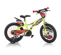 Raptor 16" Kids Bike - Yellow Dino Bikes Yellow One Size