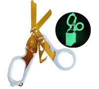 Raptor First Aid Shears - All-in-One Tactical Scissors & Firefighter Tools Set, Medical Scissors, Ring Cutter, Glass Breaker (Glow in The Dark)