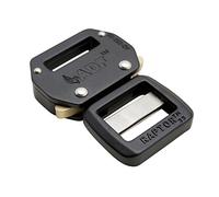 Raptor II Tactical Military Police Aluminum Quick Release 1" Belt Buckle Black