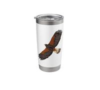 Raptor in Flight - Harris’s Hawk Stainless Steel Insulated Tumbler