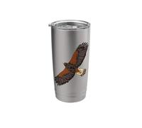 Raptor in Flight - Harris’s Hawk Stainless Steel Insulated Tumbler